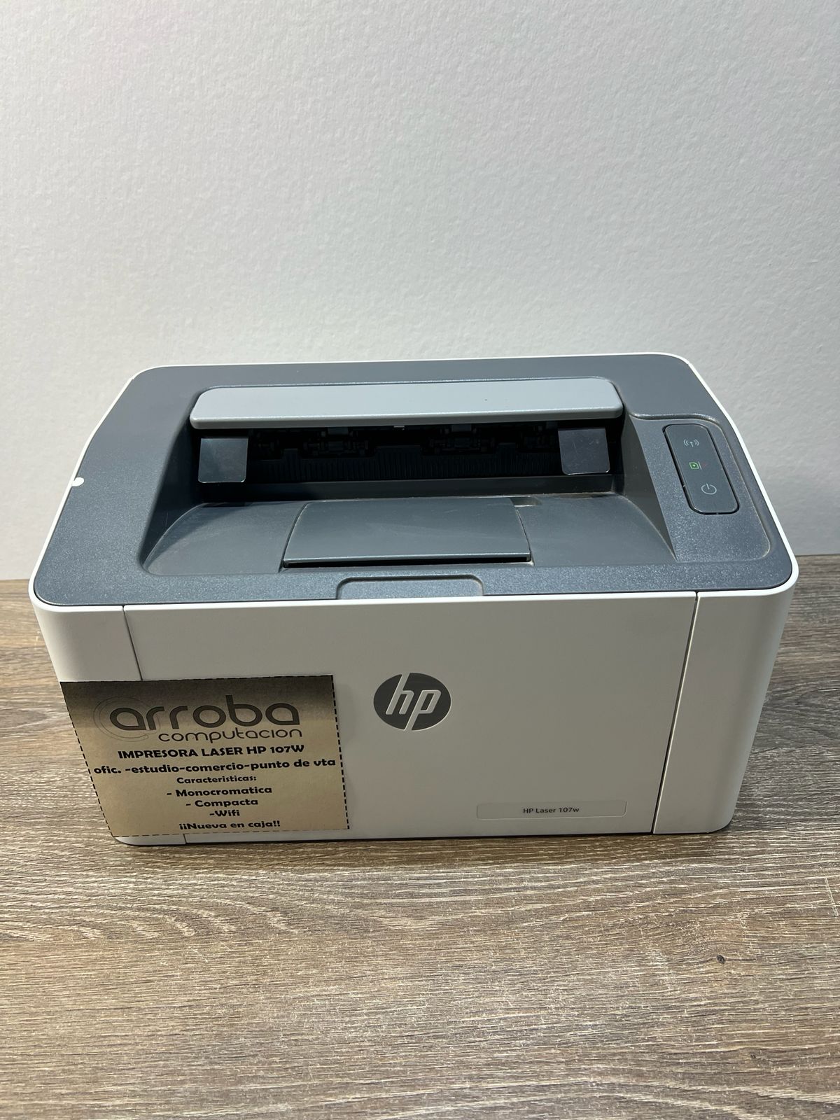 Impresora HP Laser 107w - Monocromática con Wi-Fi - Imagen 2