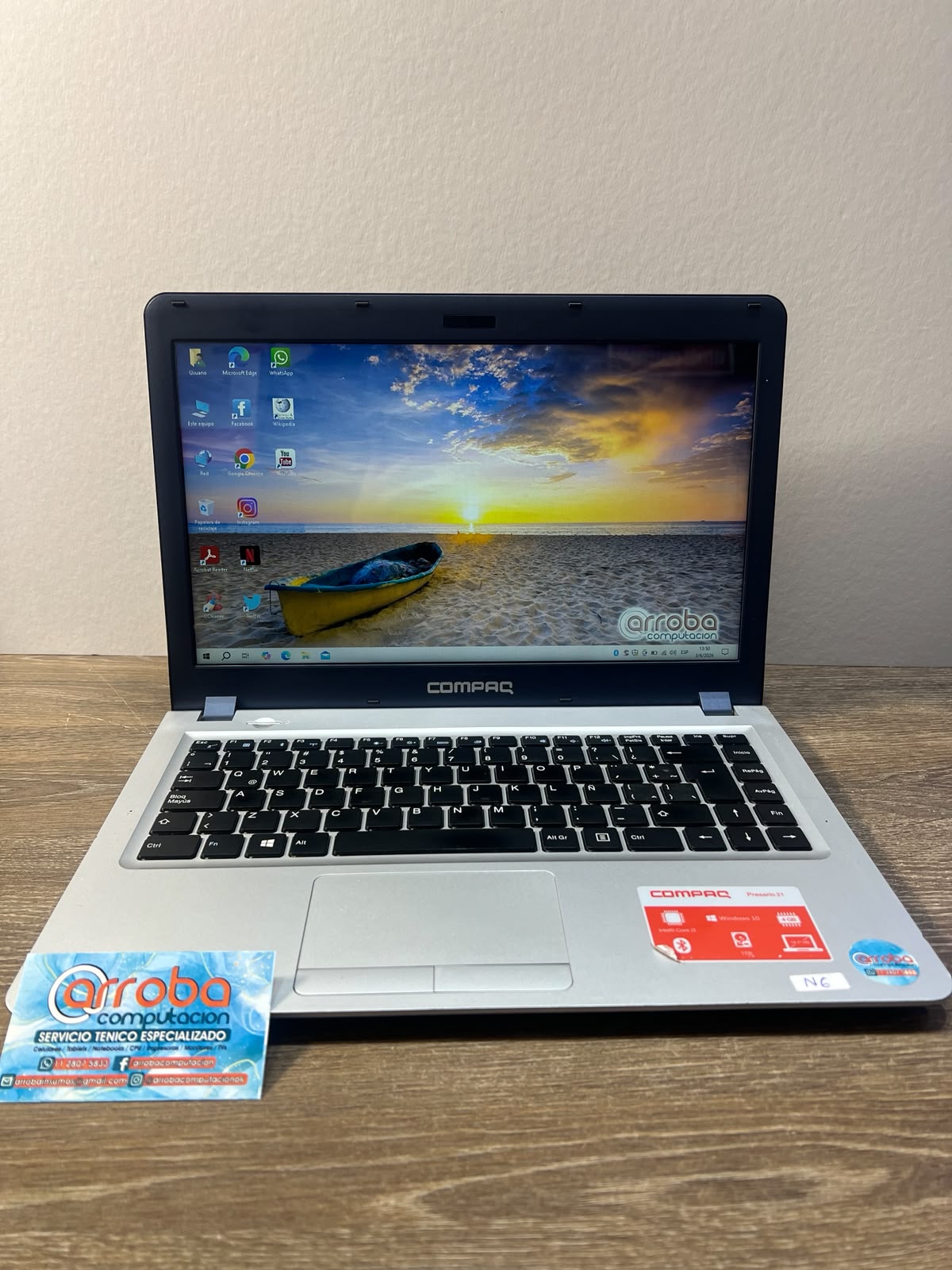 Notebook Compaq Presario 21 (N6)- PRECIO DE LISTA: $ 498.000